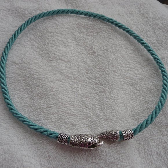 One-of-a-kind cord belt/bracelet/necklace ensemble by booj - Picture 3 of 7